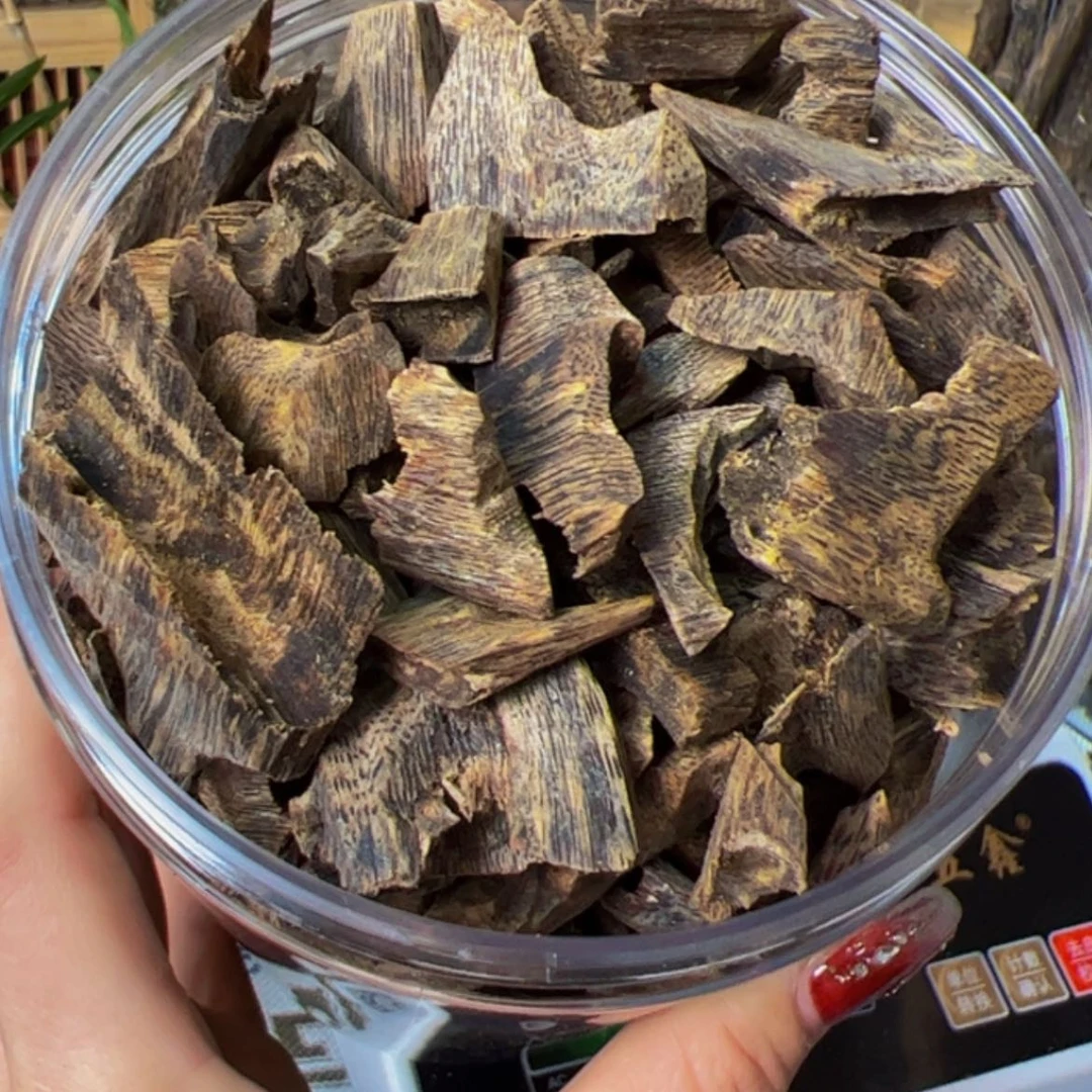 【闪购商品】沉香手把件奇楠油叶子老块料502克