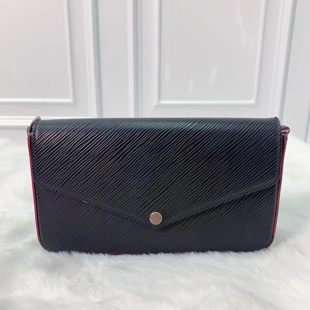 95新 LouisVuitton/路易威登 （铭）路易威登三合一水波纹