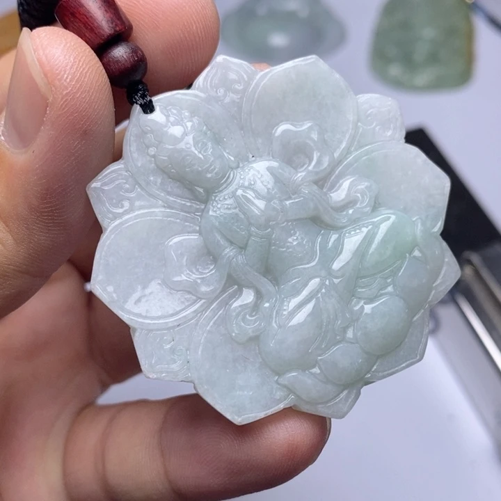 颈饰未镶嵌翡翠翡翠