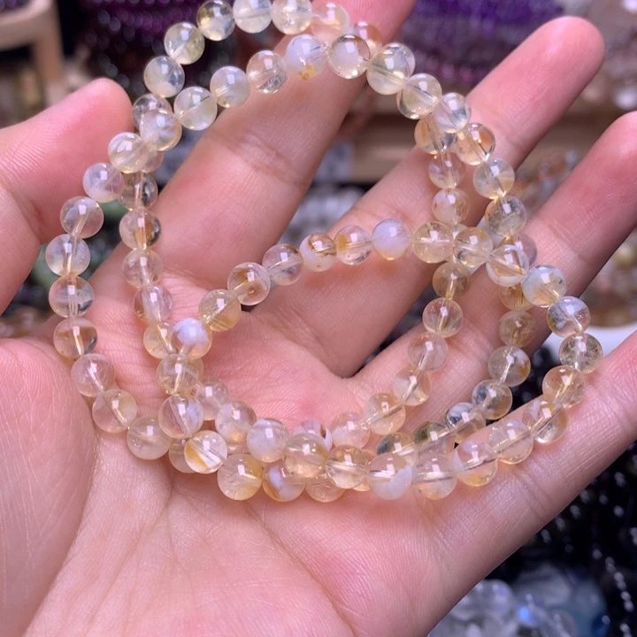 未镶嵌手串水晶6蜂蜜水