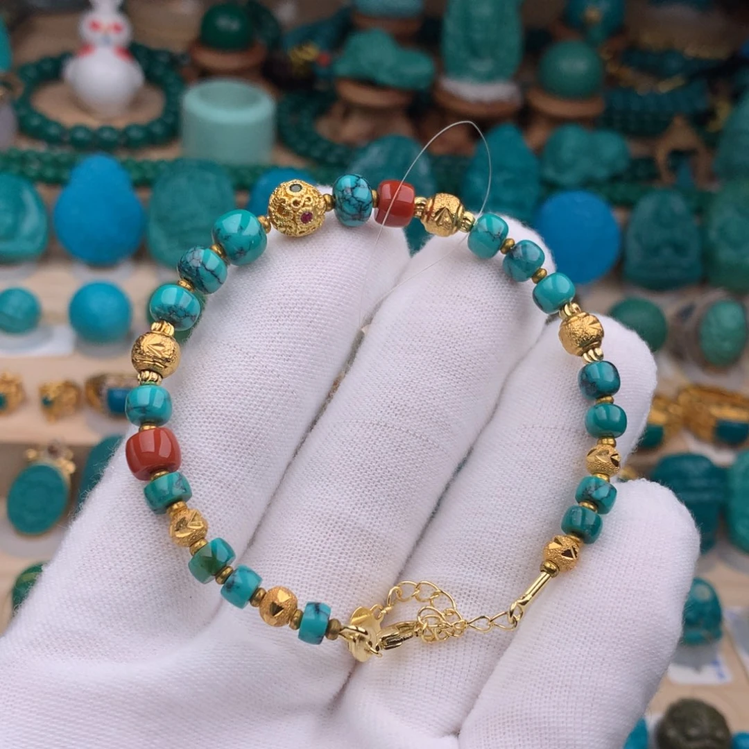 未镶嵌绿松石珠宝奇石