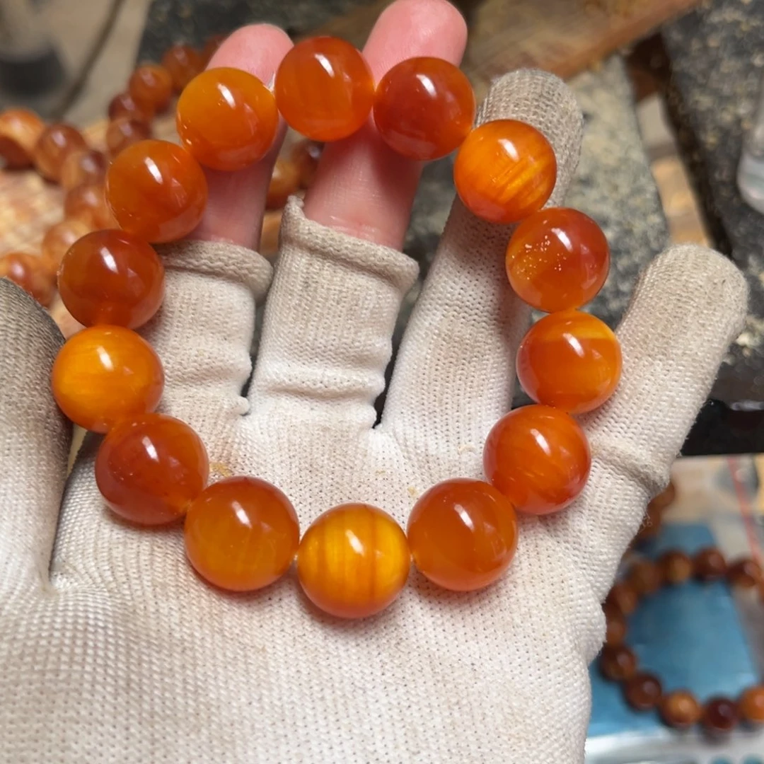 松木（琥珀木）手串/手链1:6高抛固化