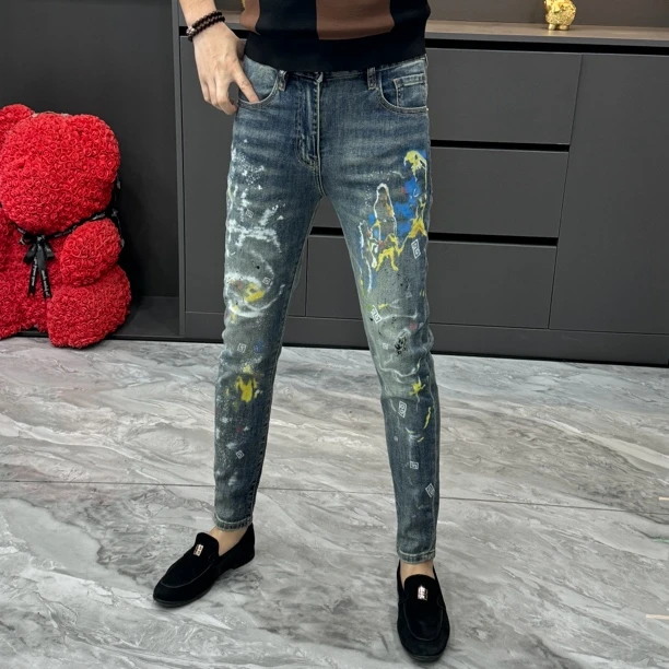 20051-春夏新款小脚牛仔裤