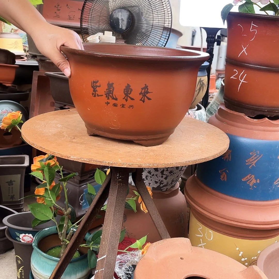 30紫气东来花盆紫砂花盆紫砂