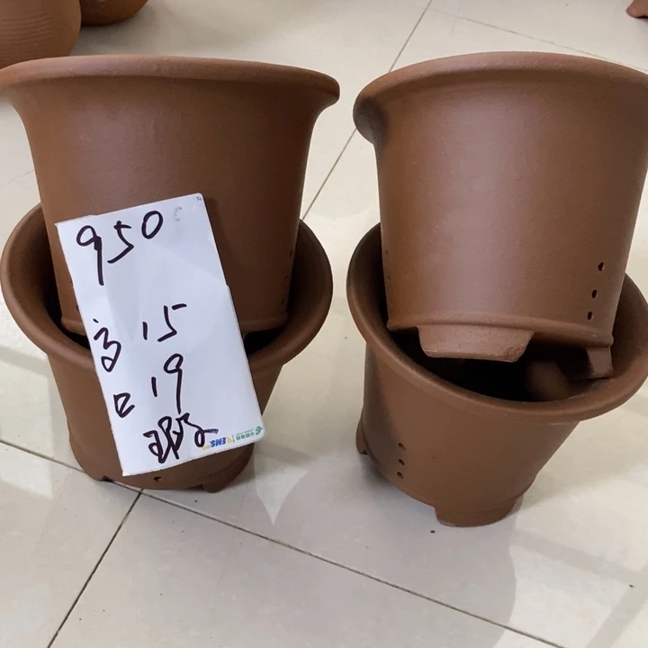 粗陶红陶绿植花盆950