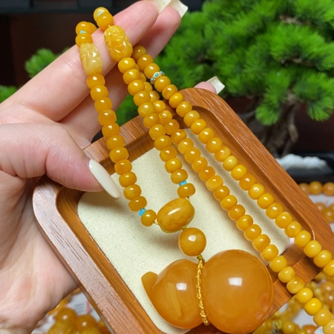 【闪购商品】未镶嵌颈饰蜜蜡项链