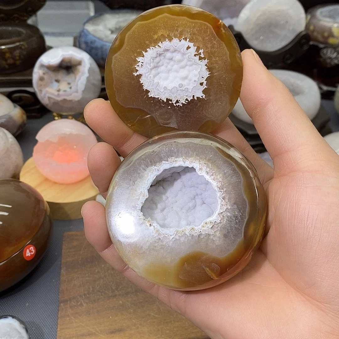 摆件未镶嵌紫晶聚宝盆
