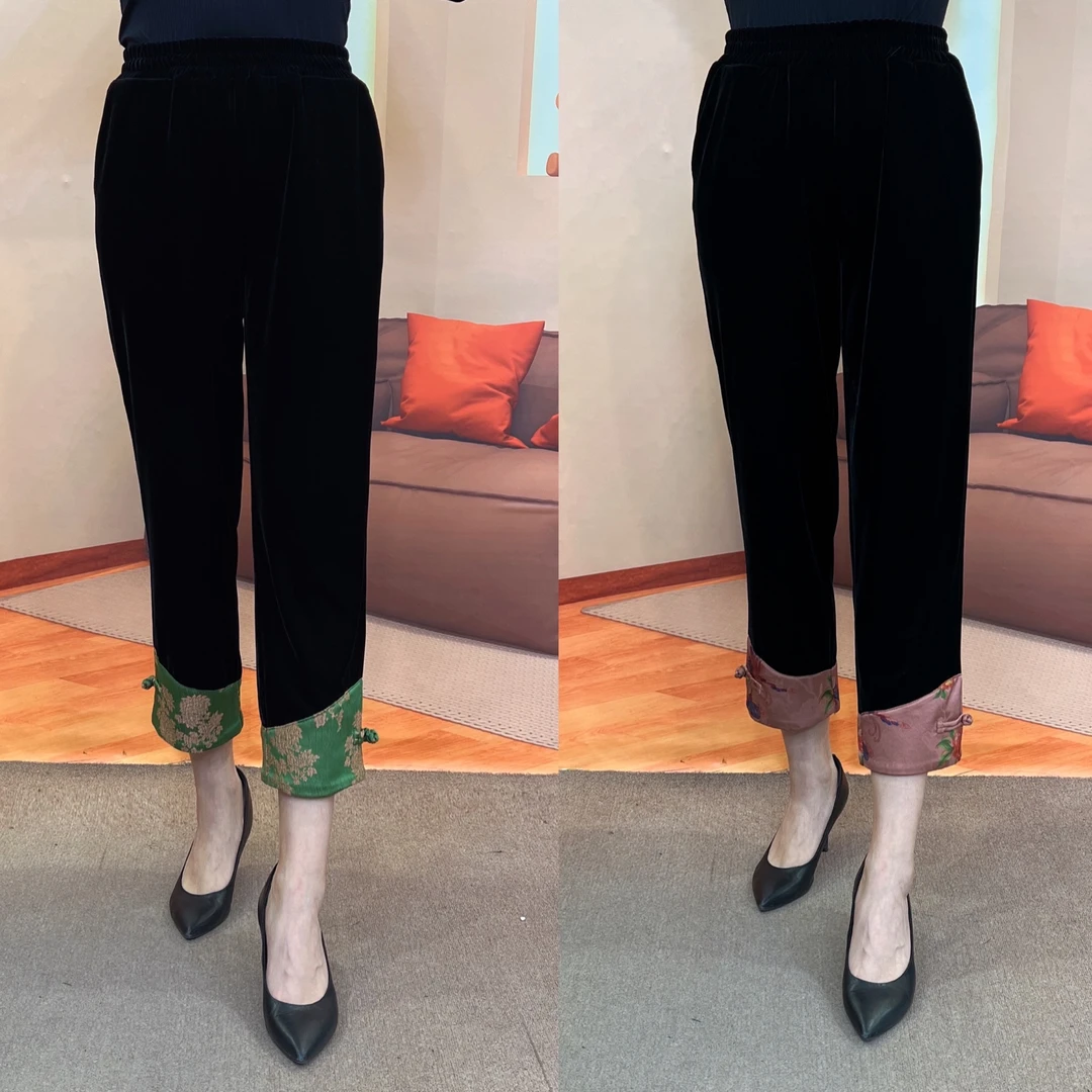 【宝藏衣橱上新】女士休闲裤九分裤阔腿裤秋季直筒裤高腰宽松（娜）