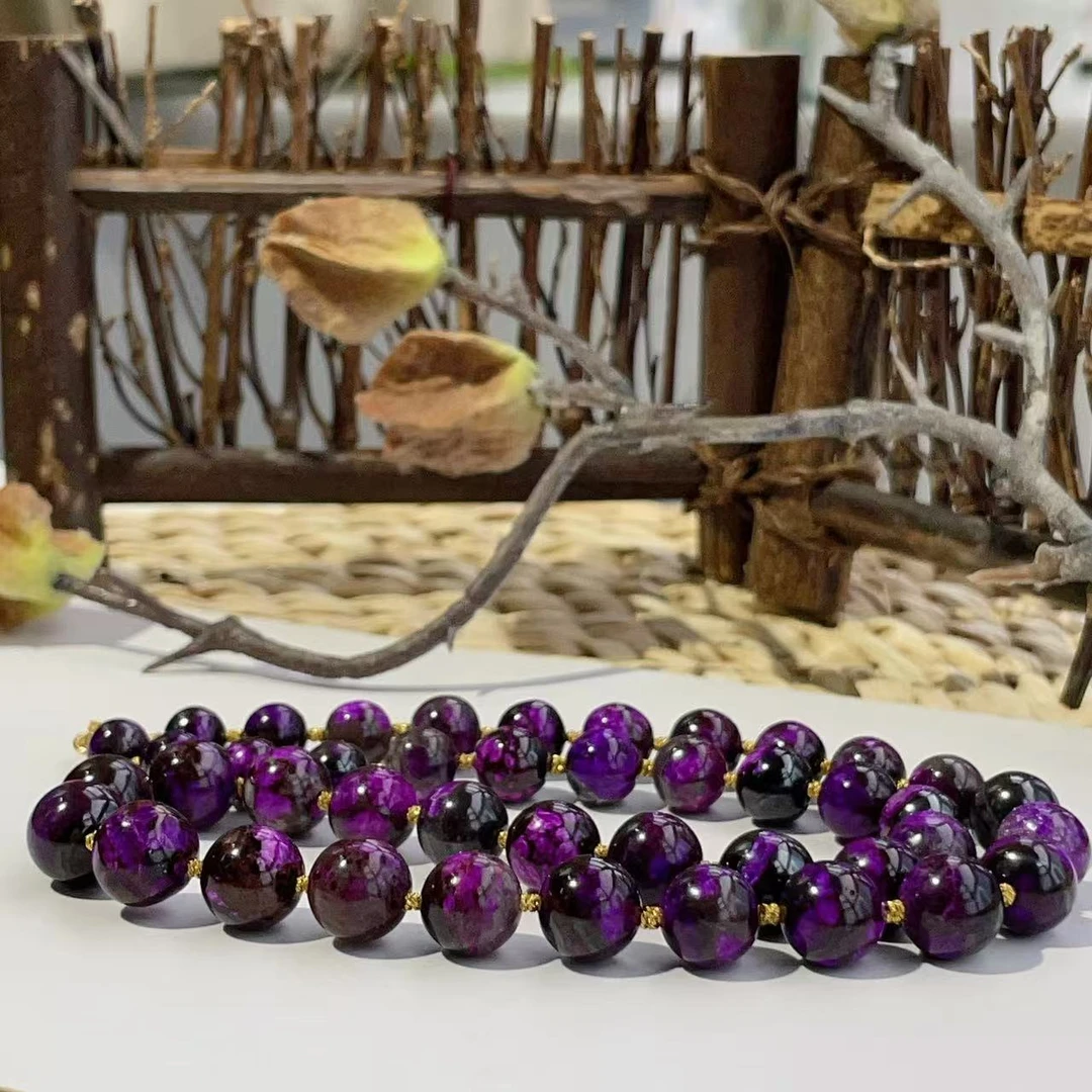 舒俱来红丝绒圆珠项链/18k/45cm/AZB5768（闻筝）