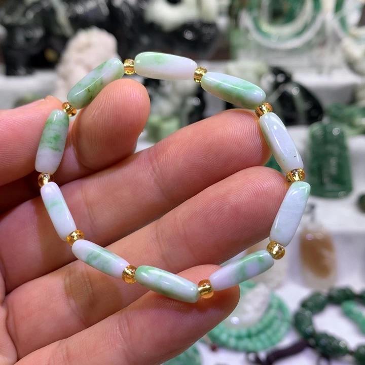 独山玉未镶嵌手链