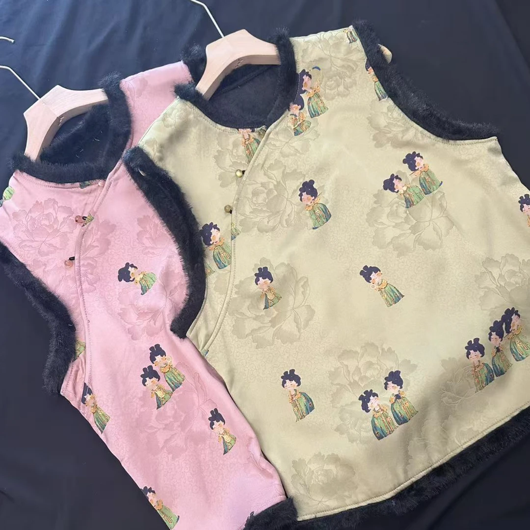 「小唐人马甲」新中式国风复古提花马甲女2025新款高级感气质马甲