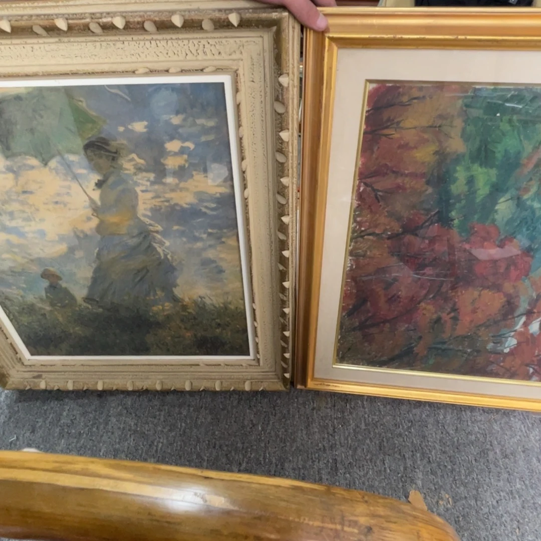 俄***少海外框画微瑕不退不换