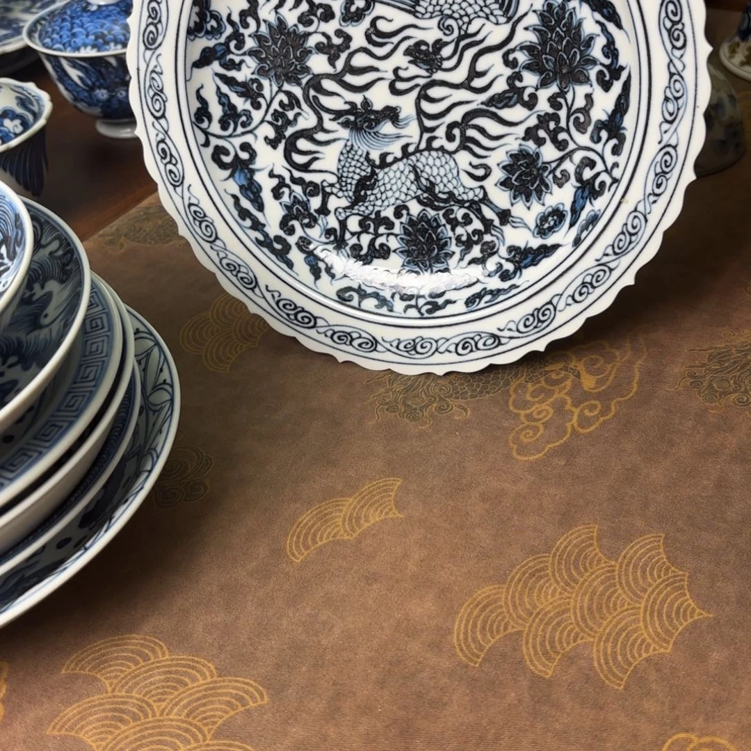 摆件陶景德镇手绘茶器