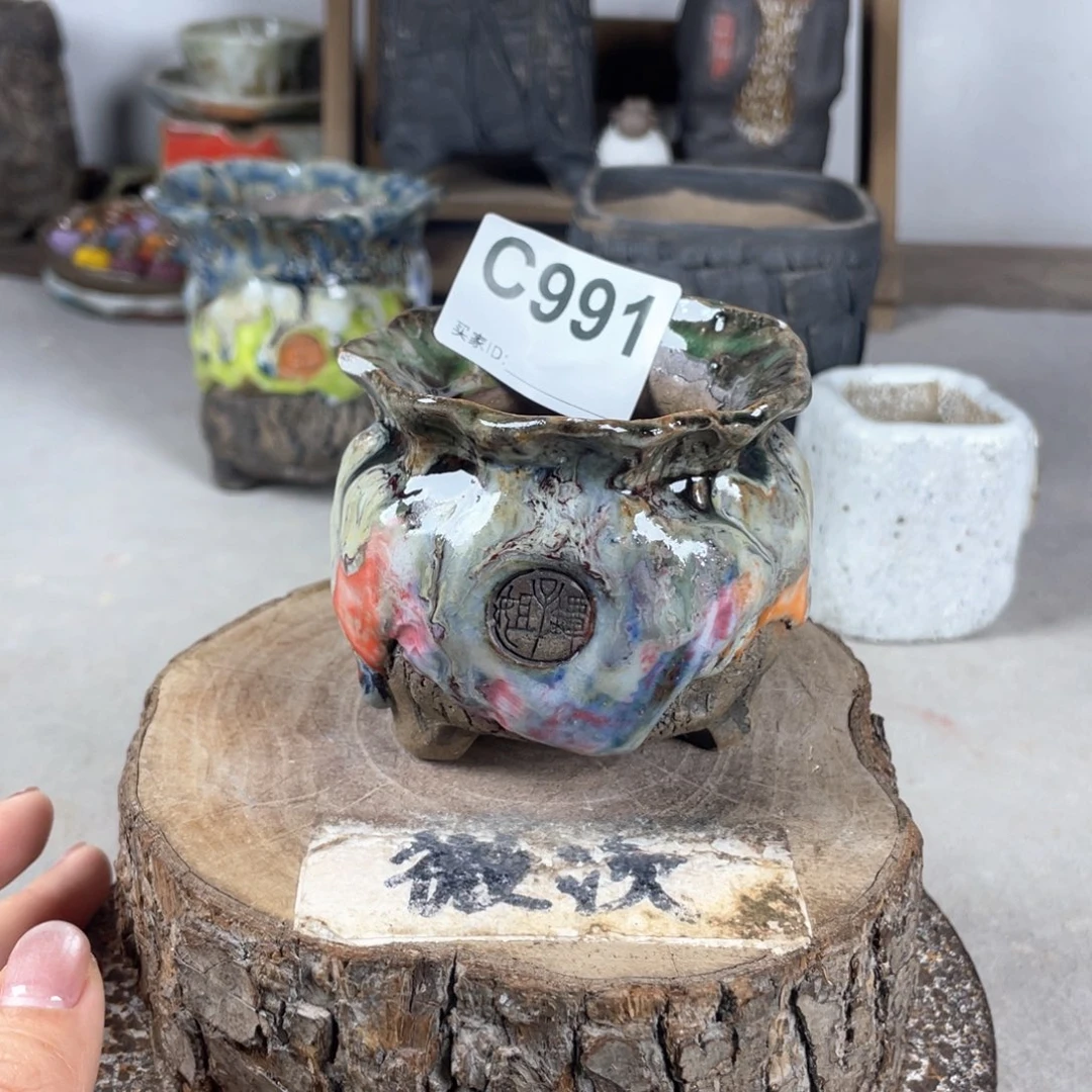 紫砂花盆开播福利陶瓷花盆