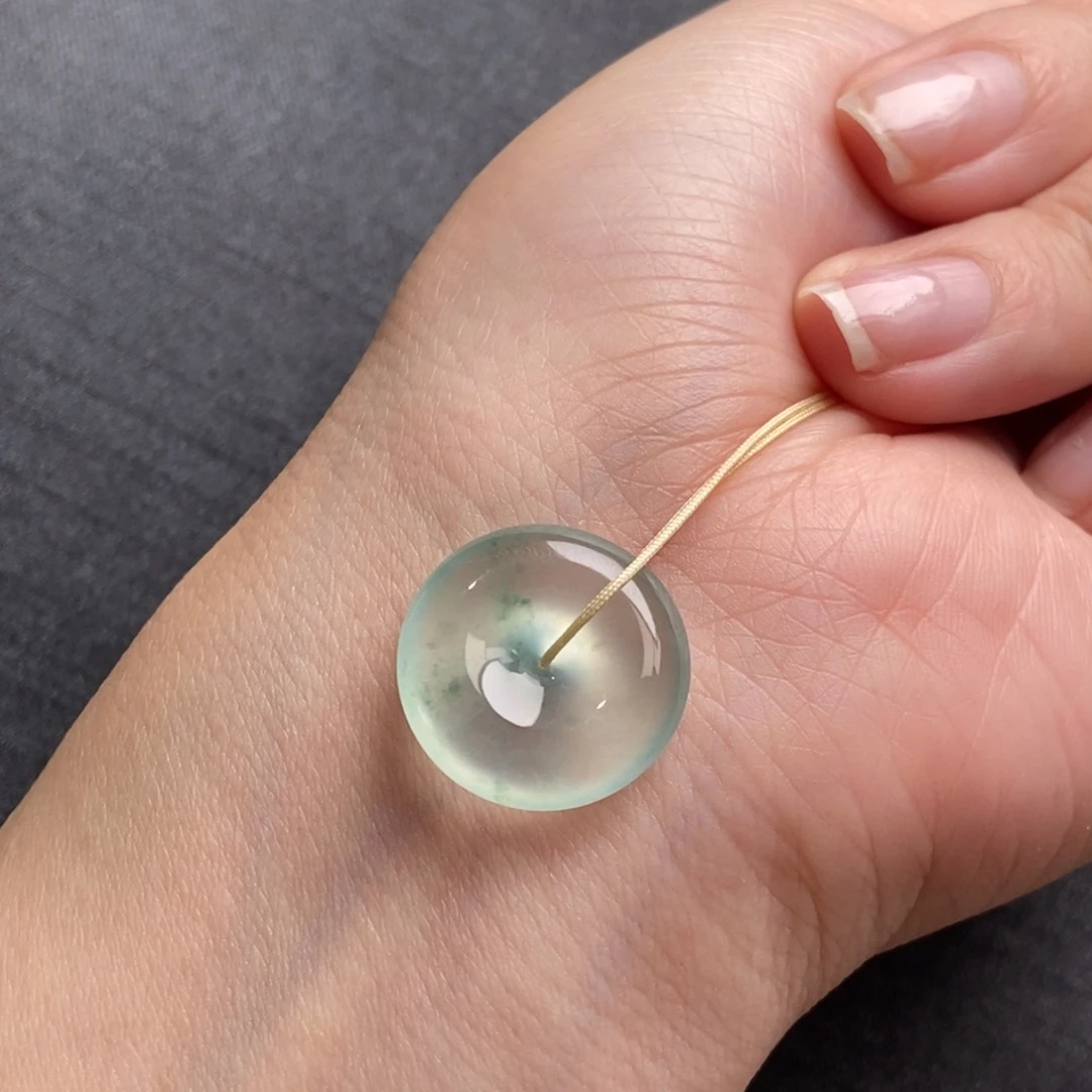 翡翠未镶嵌颈饰17.9-5.6