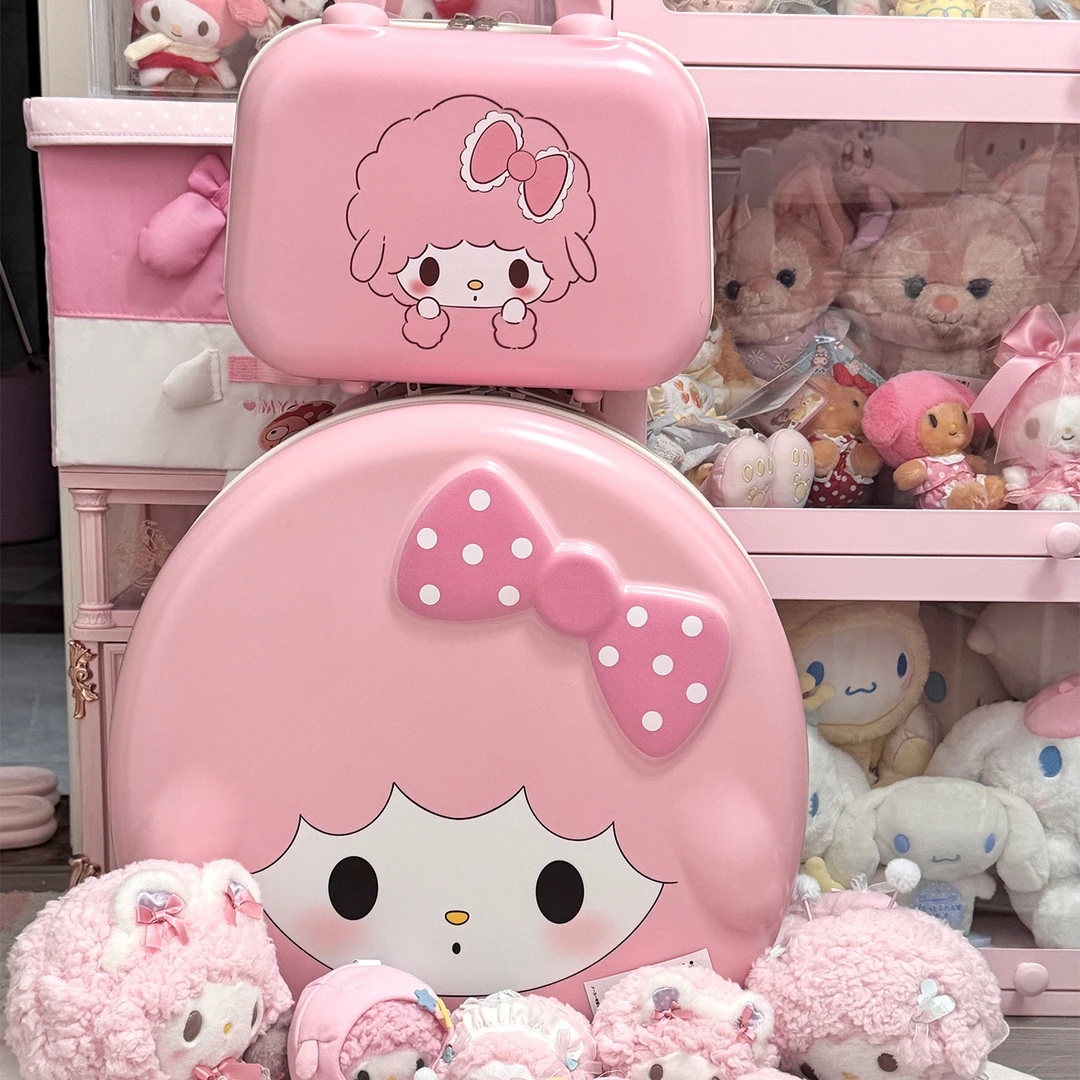 小羊行李箱卡通动漫拉杆箱小型便捷20寸登机箱女生可爱短途旅行箱