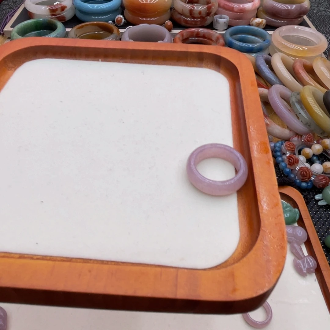 石英质玉未镶嵌圈口60