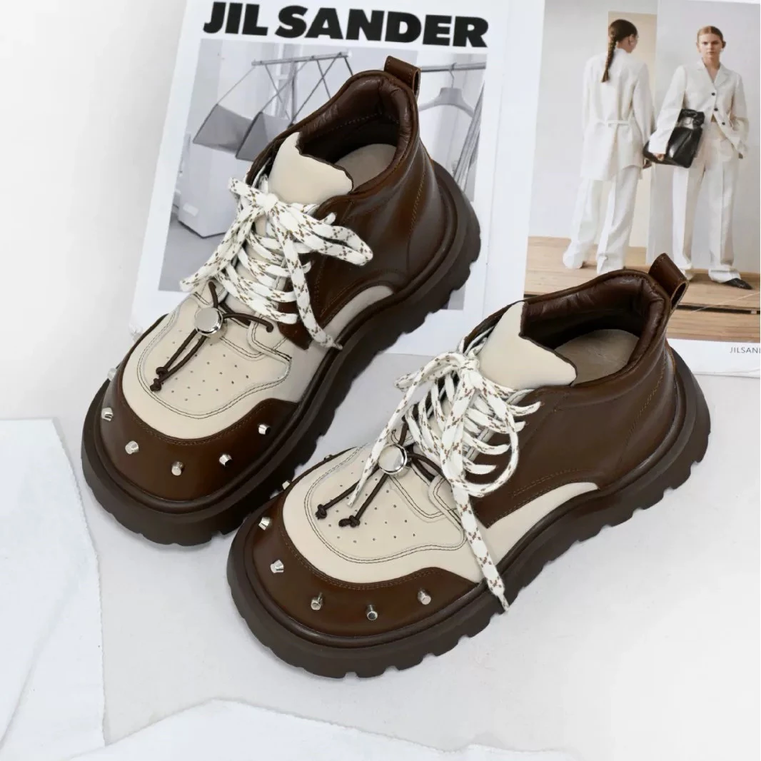 SUSU马丁靴女英伦风新款秋季女鞋子百搭短靴 0306(外45)