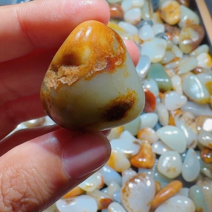 和田玉（糖玉）未镶嵌颈饰24克