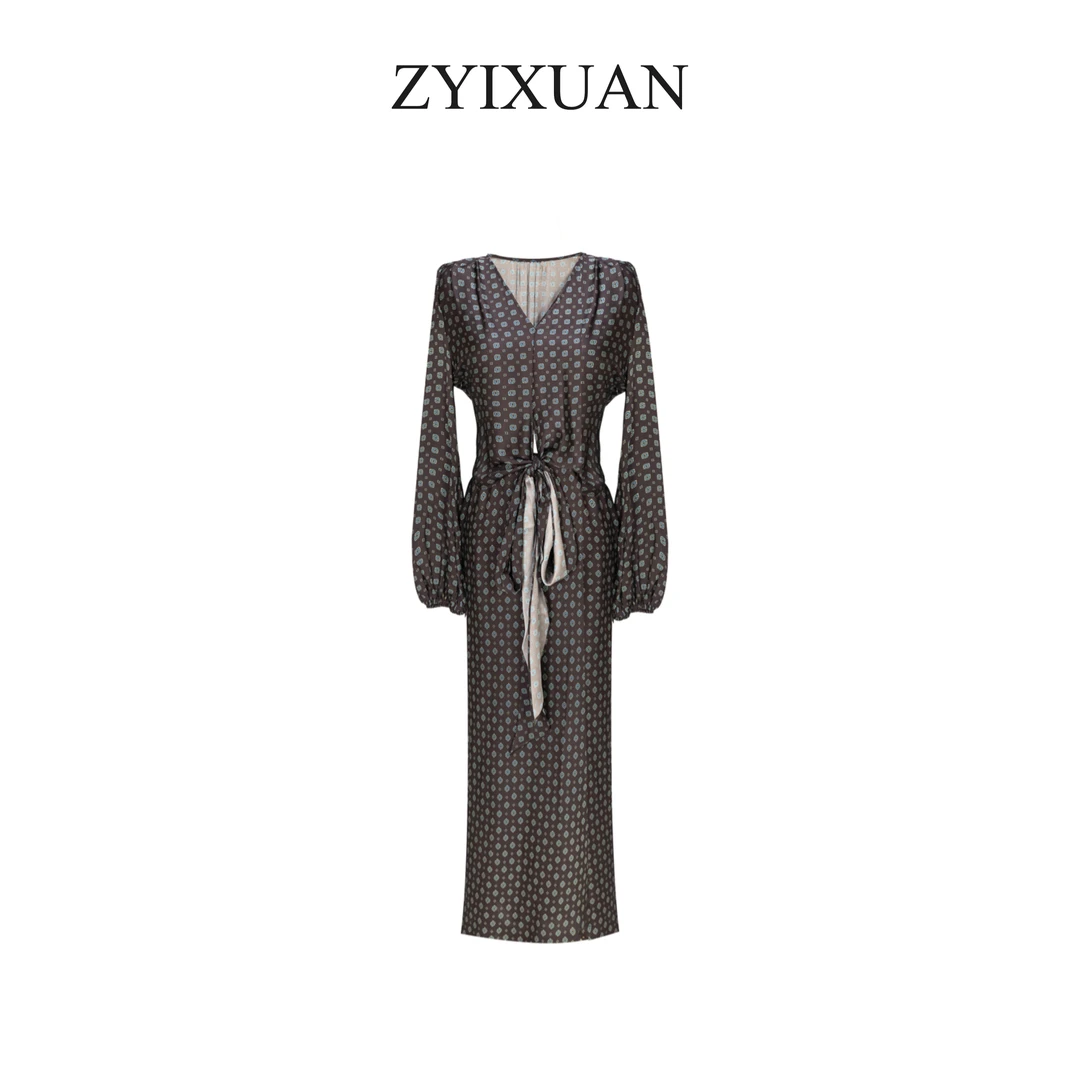 ZYIXUAN “深夏” 时尚百搭黑色连衣裙 ZYX0266