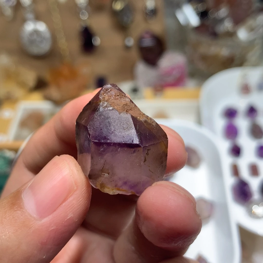 超七紫水晶未镶嵌水晶