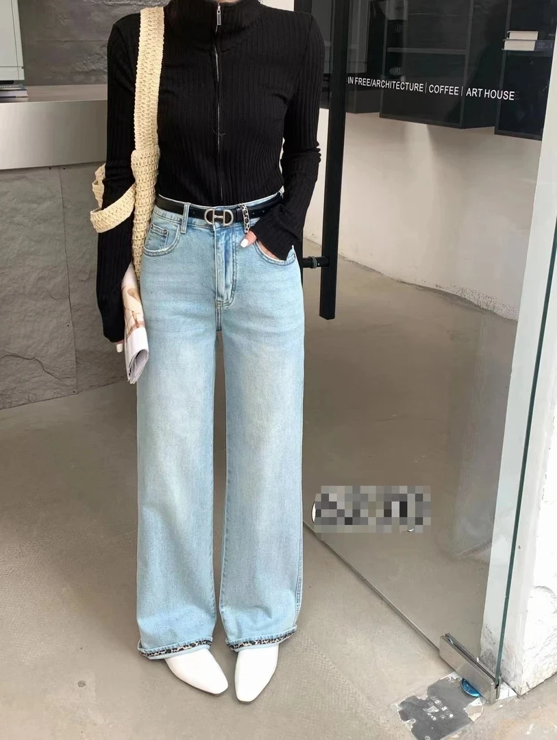 时尚女裤子直筒裤2422