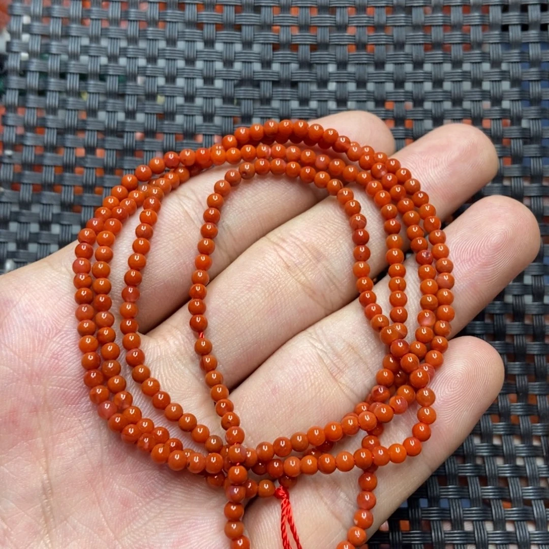 南红玛瑙未镶嵌手链3mm