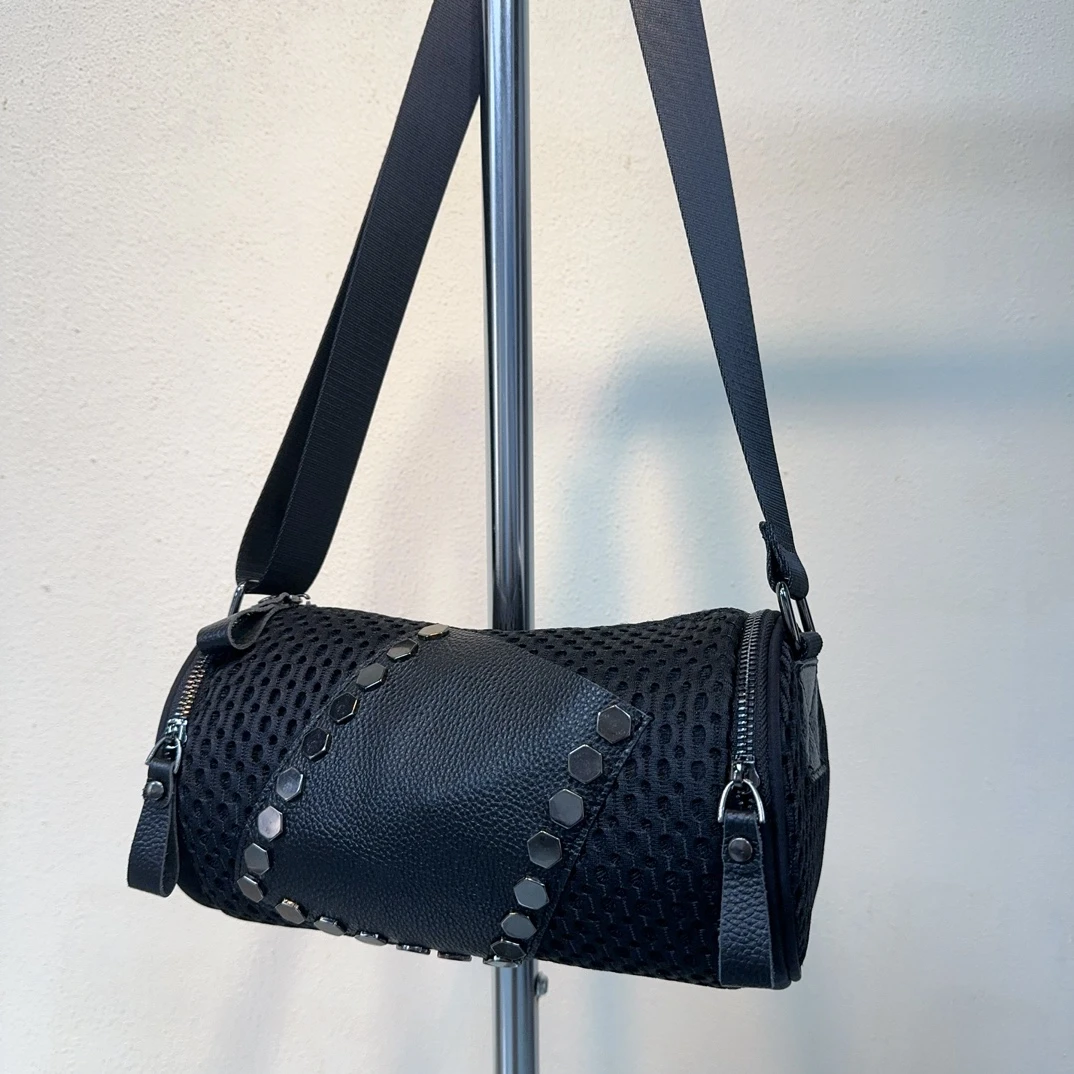 枕头包包女2025新款潮流女包斜挎包时尚单肩包个性圆筒包百搭休闲