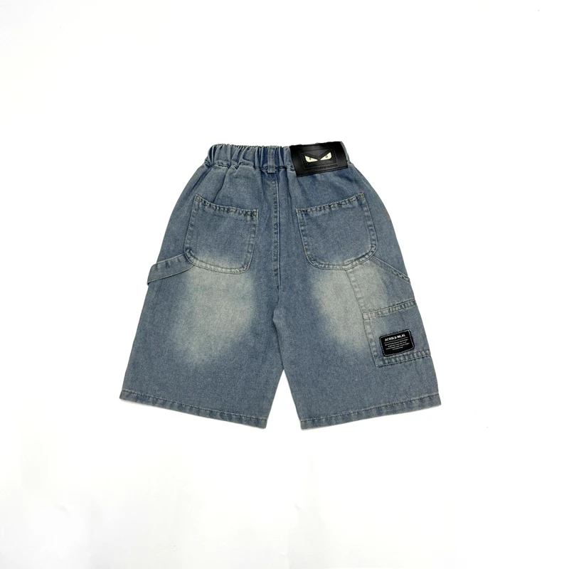 严选童装夏装儿童夏季款韩版水洗时尚百搭潮流男童牛仔短裤Y00023