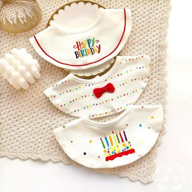 菲恬家口水巾（清-印花半高领打底衣）