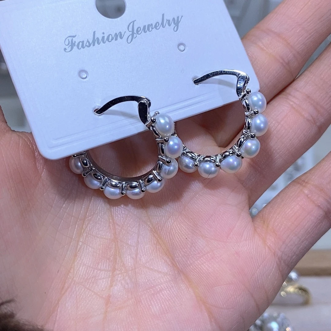 耳饰未镶嵌淡水珍珠