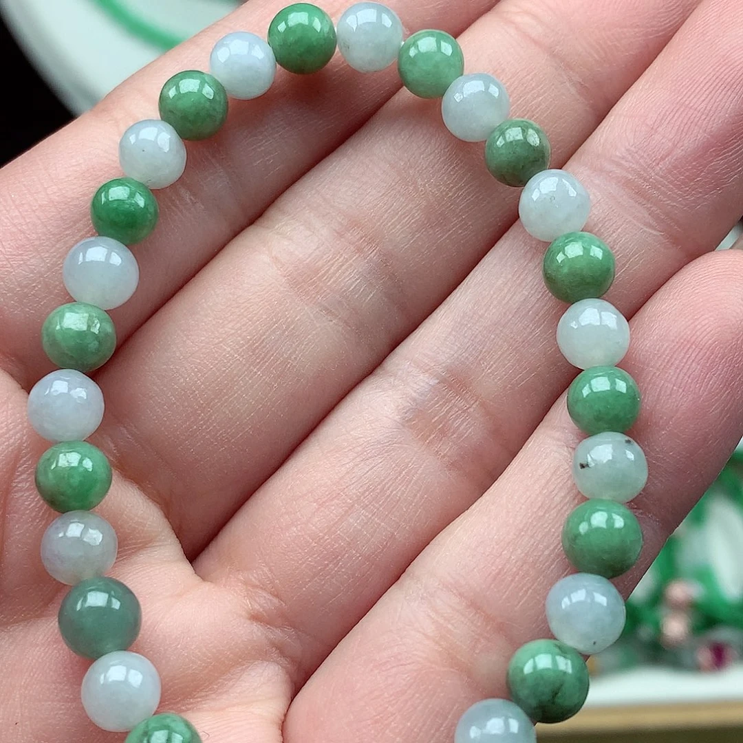 翡翠未镶嵌项链翡翠