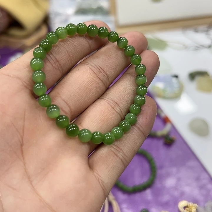 和田玉未镶嵌手串