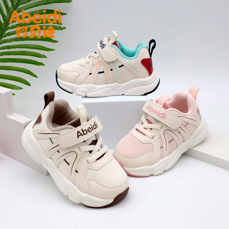 阿贝迪春秋儿童软底轻便防滑透气稳步机能鞋男女中大童休闲运动鞋