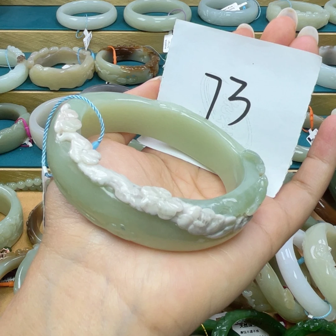 未镶嵌手镯和田玉圈口61