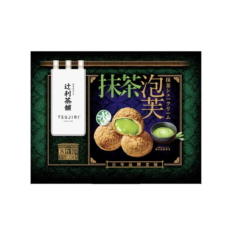 辻利茶铺 抹茶泡芙 520克(65克x8)