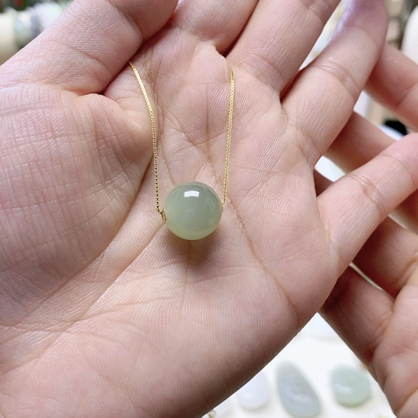 【闪购商品】和田玉未镶嵌颈饰爱*丝