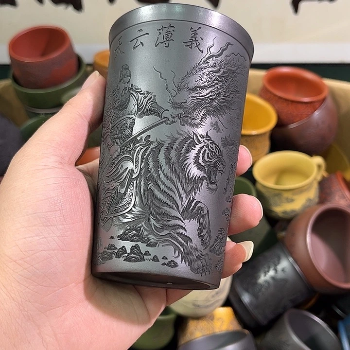 茶杯紫砂全手工紫砂主人杯