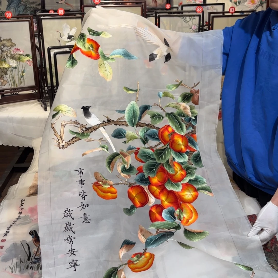 织绣纯手工制作工艺