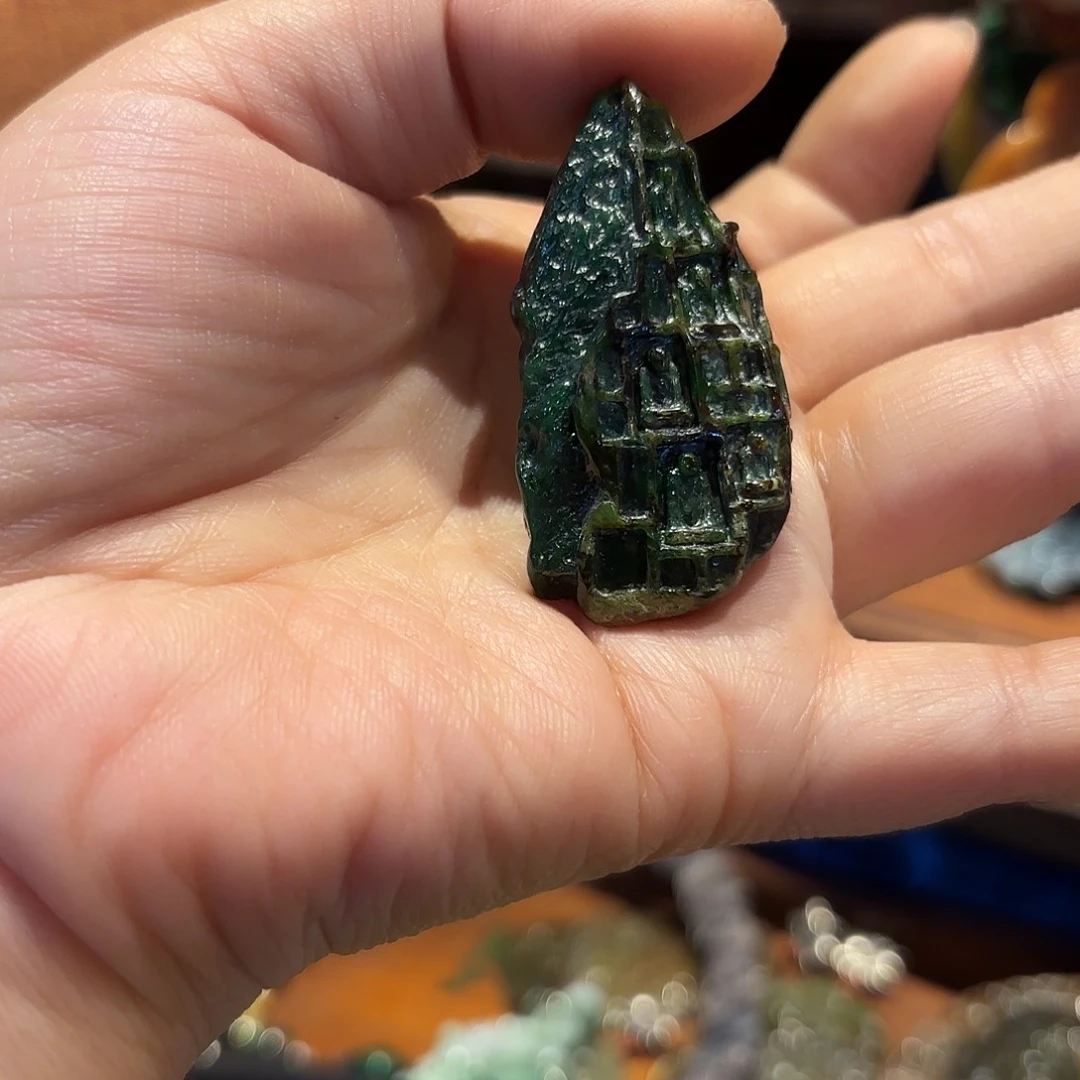 翡翠颈饰未镶嵌原创