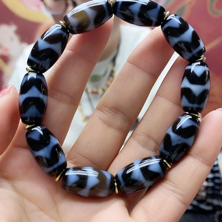 玛瑙/玉髓合金颈饰