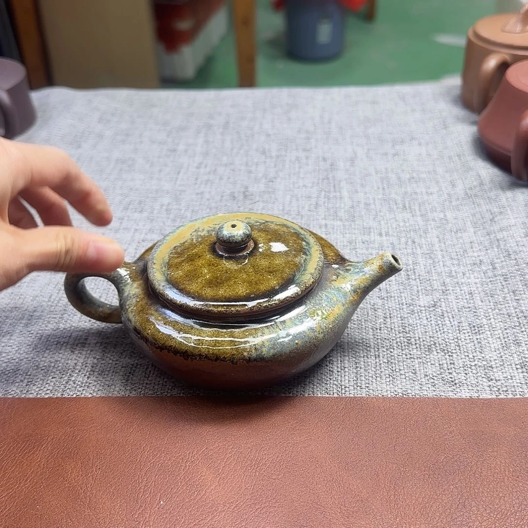 段泥茶壶民间手艺人全手工制作