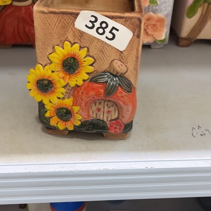 粗陶材质多肉花盆