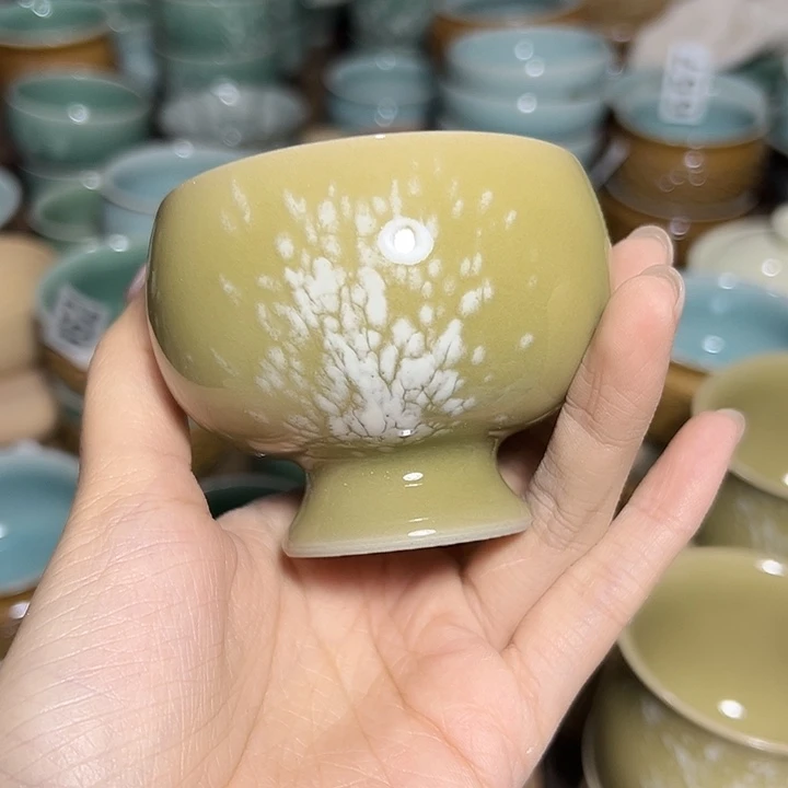 云间青瓷龙泉小米茶器