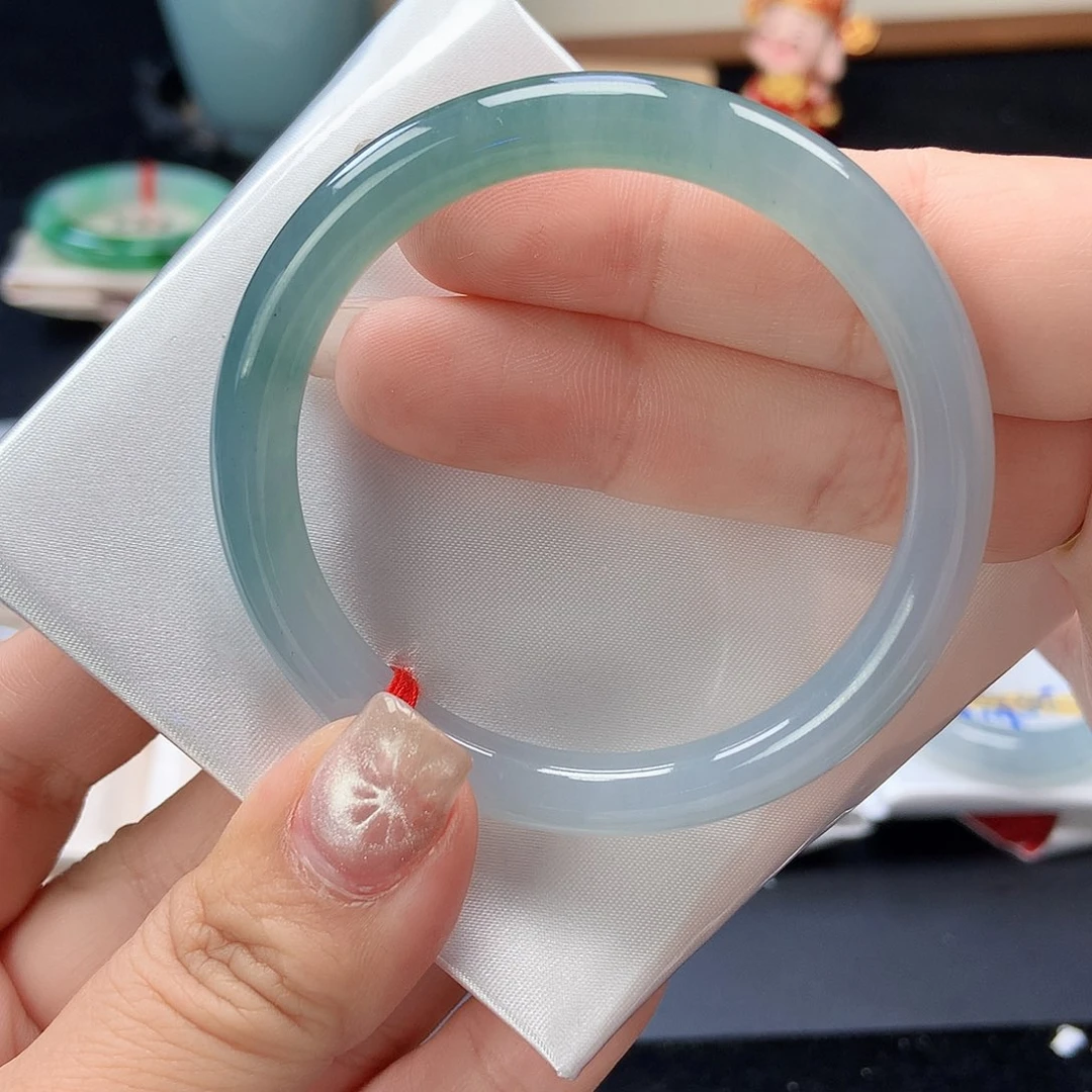 翡翠未镶嵌手镯14号