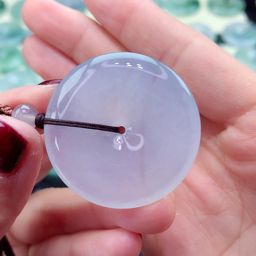 翡翠颈饰未镶嵌52尺寸34.4/6.2