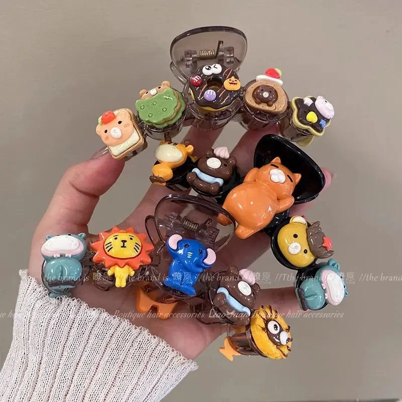 趣多多~韩国可爱发夹女后脑勺新款抓夹ins2025鲨鱼夹子头饰高级感