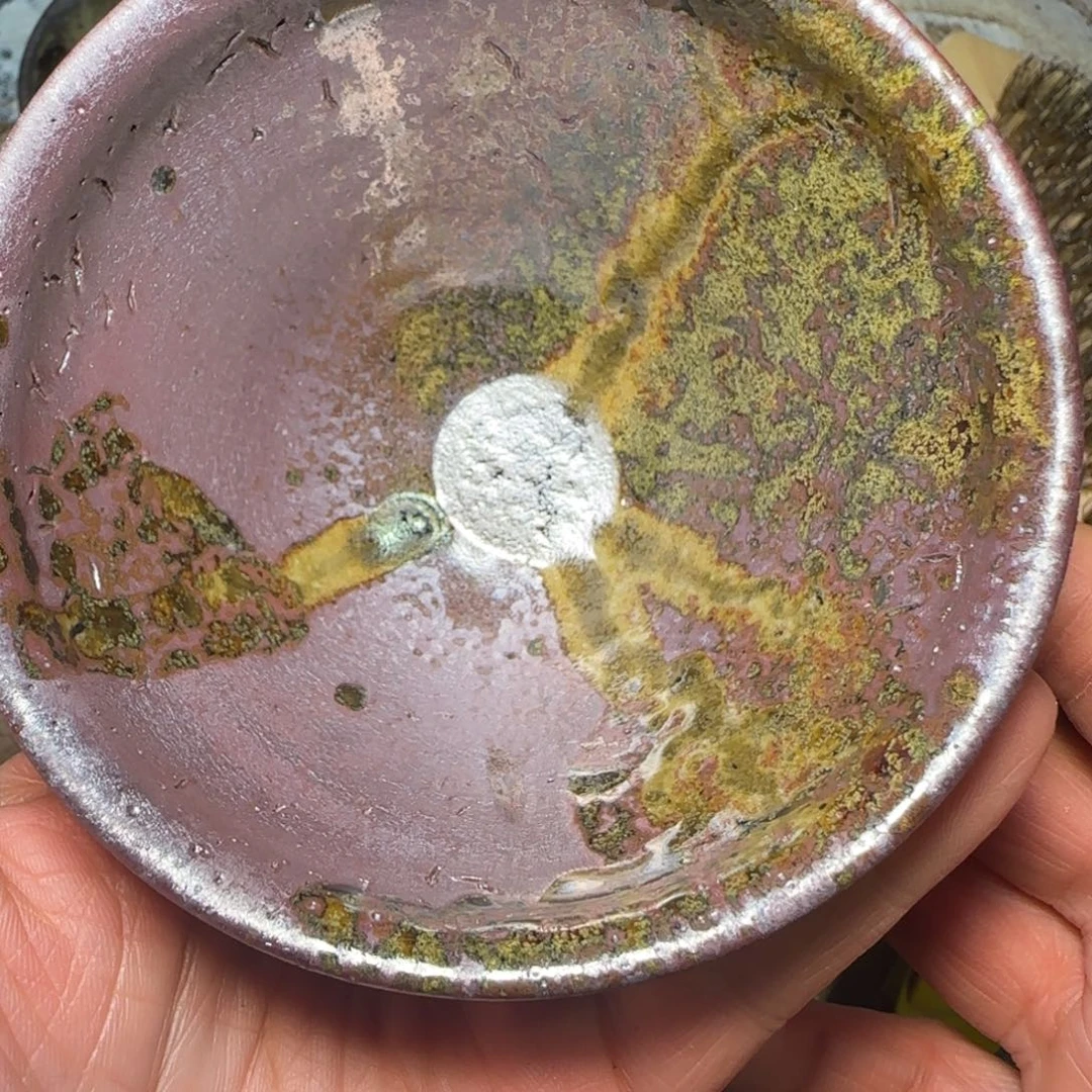 柴烧建盏茶盏茶杯129