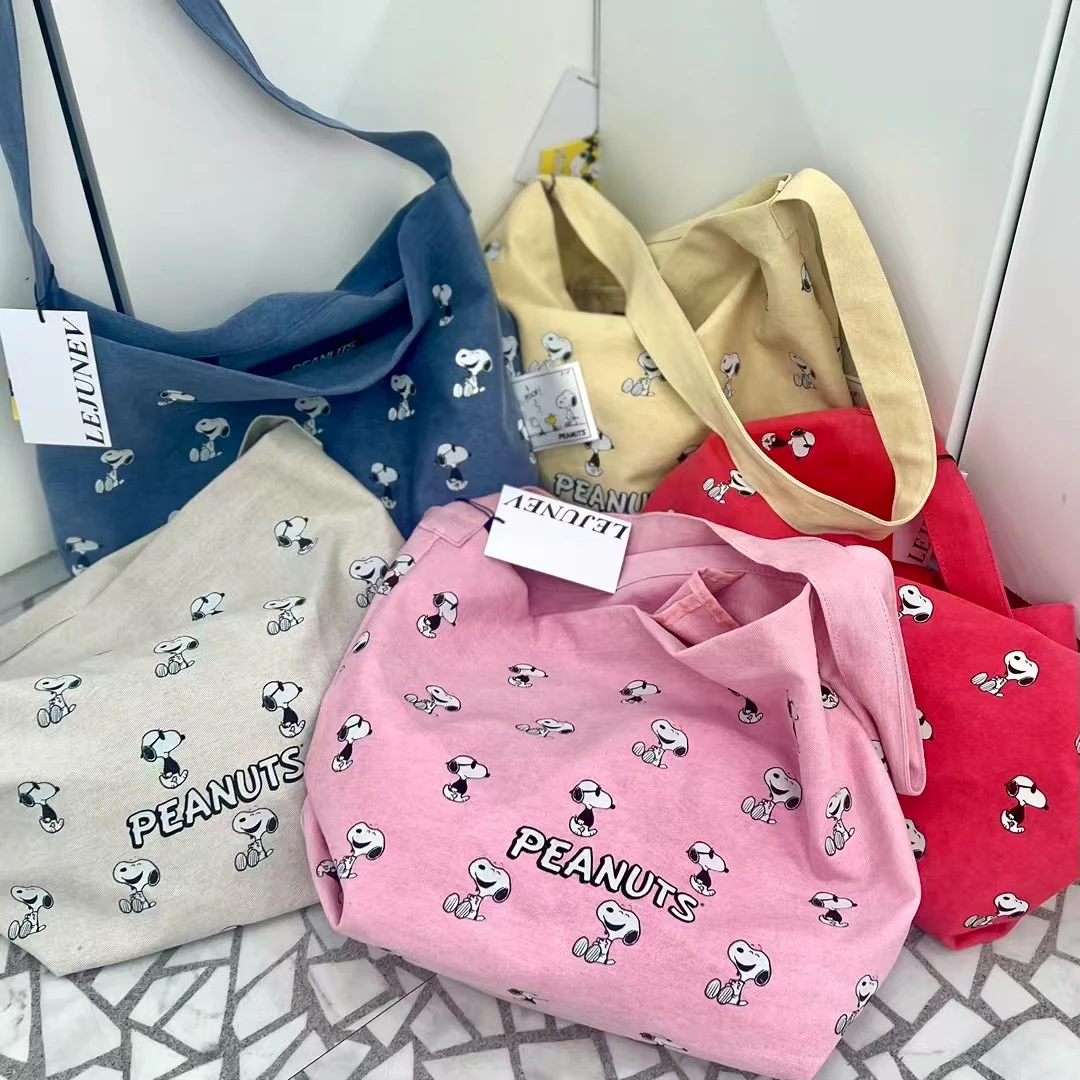 东大门正品满印史努比布包《NO退换$