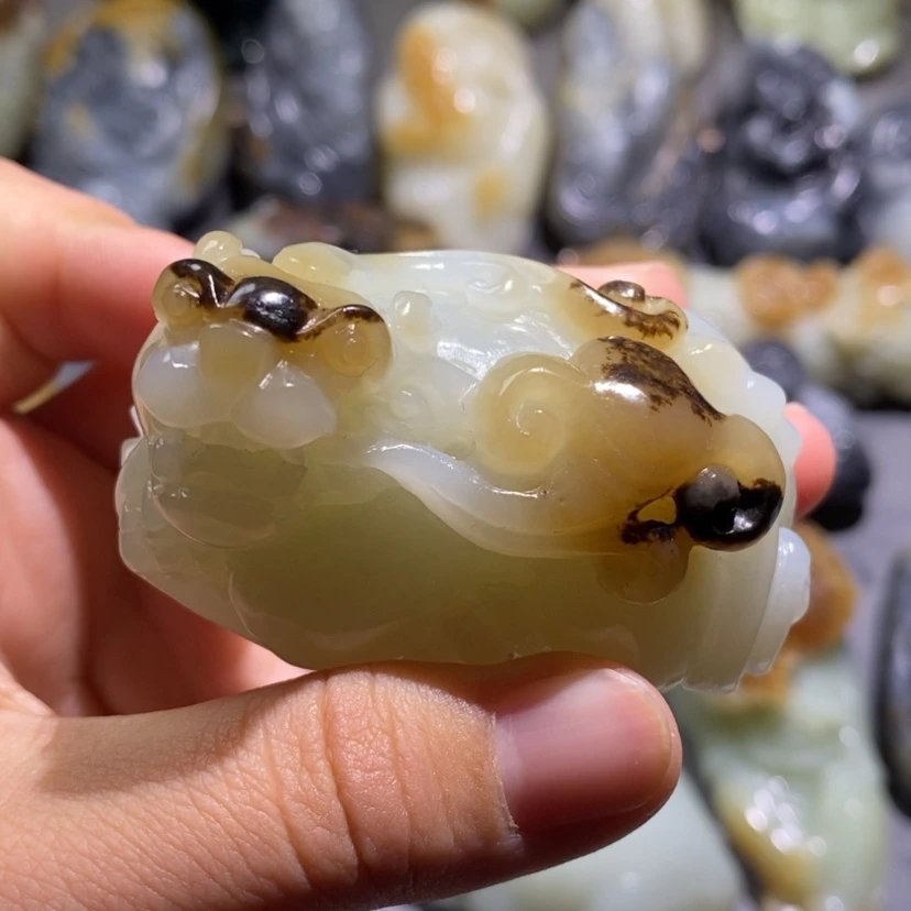 【闪购商品】和田玉把件未镶嵌风*楼